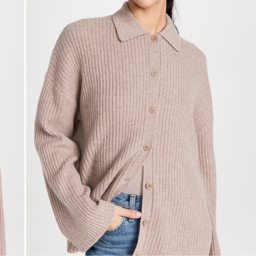 Reformation Ribbed Cashmere Sweater
